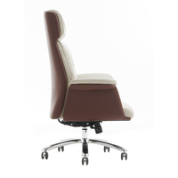 Chaises de bureau en cuir de luxe en gros Chaise de bureau de direction à haut dossier