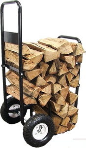 Fabricante personalizado al aire libre <span class=keywords><strong>leña</strong></span> estante carro soporte ajustable fuego registro apilador soporte para chimenea almacenamiento <span class=keywords><strong>de</strong></span> madera - Product Image 3