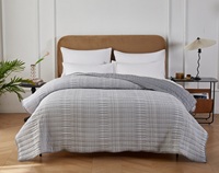 Couvre-lit matelassé texturé en patchwork, léger, toutes saisons, pour la chambre à coucher, décoration de la maison