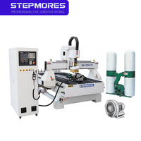 Máquina de Tallado y Corte de Madera CNC Automática de Alto Rendimiento 2030 2040, Router CNC ATC para Trabajos en Madera