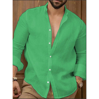 Chemises amples de grande taille pour hommes de haute qualité, chemise habillée à manches longues pour hommes, chemises de bureau décontractées pour hommes/