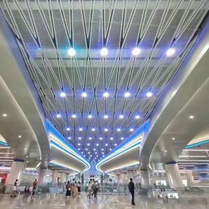 Hiện đại nghệ thuật bị đình chỉ hợp kim nhôm trang trí đục lỗ kim loại trần giả bảng điều chỉnh với LED chiếu sáng - Product Image 4