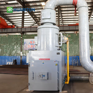 Incinérateur de déchets médicaux automatique de 500 kg avec moteur multi-carburant, émissions sans fumée, certifié CE - Product Image 4