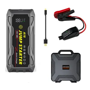 Haute capacité 74000mwh voiture saut démarreur batterie multi-fonction Portable 12v batterie au Lithium étanche voiture saut démarreur