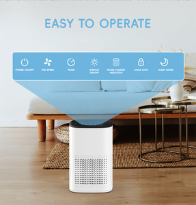 جهاز تنقية الهواء المكتبي JNUO الأكثر مبيعًا، منقي هواء HEPA لغرف الأطفال - Product Image 2