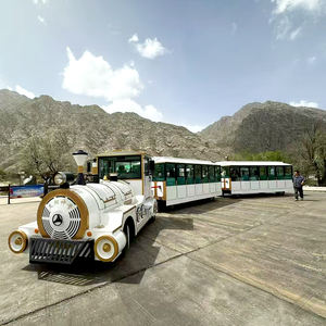 <span class=keywords><strong>Tren</strong></span> Eléctrico sin Rieles <span class=keywords><strong>de</strong></span> 42 Plazas, Autobús Turístico para Parques <span class=keywords><strong>de</strong></span> Atracciones, Zonas Turísticas, Centros Comerciales y Escuelas - Product Image 1