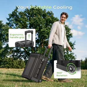 Ventilador Portátil con Ruedas y Tanque de 15L, Batería de 30000mAh, Silencioso (36dB), para Exteriores - Product Image 5