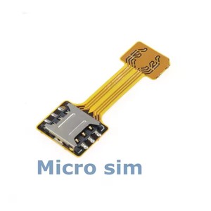 Lector de Tarjetas <span class=keywords><strong>SIM</strong></span> Extensor, Adaptador de Extensión Híbrido Doble <span class=keywords><strong>SIM</strong></span> Micro SD <span class=keywords><strong>Nano</strong></span> 2 en 1 para Samsung Xiaomi <span class=keywords><strong>Huawei</strong></span> - Product Image 2