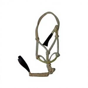 Cuerda de Cuello Personalizada para Caballo, Hecha a Mano con Crin Natural y Cuero Crudo Trenzado, Cómoda para Montar, Embalaje Transparente - Product Image 1