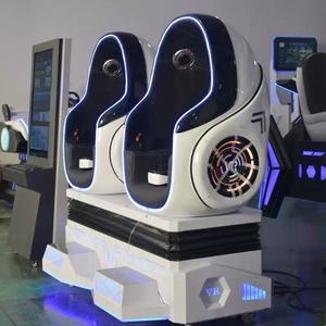 Simulateur virtuel 360 ° de chaise d'oeufs de 9D M. dispositif interactif de jeu de M. Équipement pour deux personnes de jeu de VR - Product Image 2