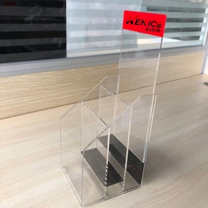 Nhà máy cung cấp trực tiếp Acrylic <span class=keywords><strong>Brochure</strong></span> hiển thị Kệ máy tính để bàn rõ ràng PMMA tập sách hiển thị tủ cho cửa hàng - Product Image 3