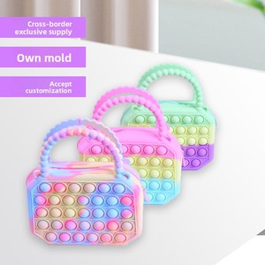 Vente chaude Grand Sac À Bandoulière En Silicone Mignon Rongeur <span class=keywords><strong>Exterminateur</strong></span> Conception pour Enfants Polyvalent Éducatif Stress Sac À Bandoulière - Product Image 1