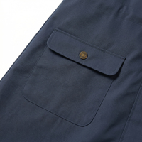 Manteau imperméable à capuche bleu marine pour homme, coupe-vent à cordon de serrage, séchage rapide, avec poches, pour activités de plein air et décontractées