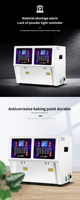 HENGZHI Distributeur automatique commercial quantitatif à double trémie en acier inoxydable, capacité 7-10L, commande 18 touches, pour magasins de thé, lait et fruits