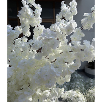 Arbre de cerisier blanc personnalisable de 2,2 mètres de haut, arches, décoration de scène de fête, décoration de mariage, arche de fleurs