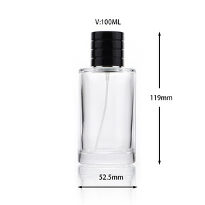 Color azul degradado Hombres Parfum vacío Botol 30ml 1oz Cilindro Colonia Atomizador Botellas de perfume de vidrio en aerosol redondo - Product Image 4