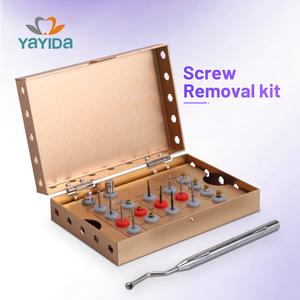Kit Universale per la Rimozione di Viti per Impianti Dentali - Set di Strumenti Chirurgici di Grado Medico per il Recupero di Viti Danneggiate o Rotti - Product Image 1