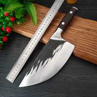 Couteau de chef chinois en gros, couteau de boucher en acier inoxydable, couteau à découper, hachoir martelé, couteau à désosser, couteau de cuisine
