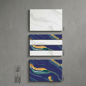 Colorido lujoso Color azul 300x450mm arte pared decoración porcelana 30x45cm cerámica Digital Glamming colección azulejos de pared - Product Image 1