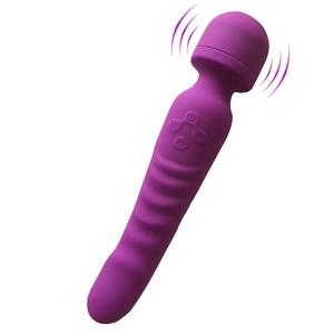 Vibromasseur 2-en-1 chauffant à double moteur pour femmes, jouet sexuel en silicone <span class=keywords><strong>souple</strong></span>, vibromasseur pour femme, masseur baguette pour adulte - Product Image 1