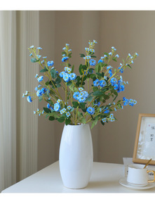 <span class=keywords><strong>Fiore</strong></span> Artificiale Decorativo Multi-testa Mini Rosa Stile Primrose in Seta con Tessuto di Seta per Arredamento Casa Romantico/Nordico - Product Image 6