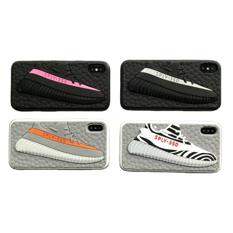 Yzy 700 350 kanye west sneaker casing ponsel mewah, casing ponsel untuk iphone 11 12 13 14 pro max
