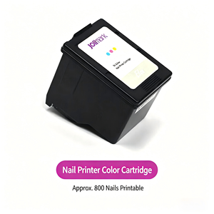 Waterproof Nail Printer <b>Ink</b> Cartridge <b>Refill</b> Box Compatible with Automatic 3D Nail Art Printing Machines - Product Image 1