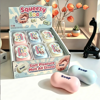 Savons créatifs best-sellers, jouets sensoriels anti-stress à presser, effet croustillant