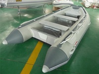 Bateau de pêche pneumatique à moteur en caoutchouc Chine Sd380