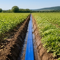 Tuyau plat en PVC haute pression Wotai 4-10 bars, renforcé, anti-UV, flexible, pour l'irrigation, diamètre 2-6 pouces