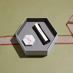 Cinta Hexagonal Caja pequeña de dulces de chocolate Snack Anacardos Embalaje White <span class=keywords><strong>Planet</strong></span> Bonbon Caja de huevos de chocolate - Product Image 4