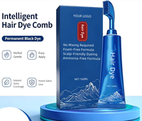 Tinte de Cabello en Crema de un Solo Componente, Natural, Permanente, a Base de Plantas, Coloración Permanente para el Cabello para Mujeres, Proveedor al por Mayor