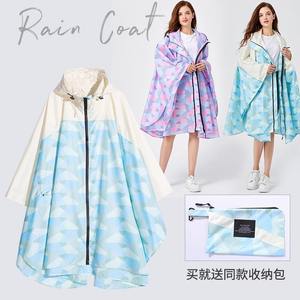 Poncho Impermeable Estilo Japonés Coreano para Adultos, Ropa de Lluvia Individual para Viaje con Capucha y Diseño con Cremallera - Product Image 4