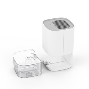 Mini déshumidificateur avec réservoir d'eau de 2 L, fonctionnement silencieux à 35 dB, idéal pour les dortoirs et les petits espaces - Product Image 2