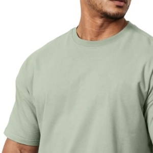 Camisetas Deportivas para Hombre, 230 GSM, Talla Europea S - 4XL, Logotipo Personalizado, 100% Algodón, Estilo Holgado, para Gimnasio - Product Image 3