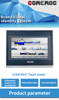 Controlador PLC Original de Fábrica Comemoc con HMI CMC070-30MT-2AD-2DA PLC Todo en Uno HMI Panel Táctil de 7 Pulgadas