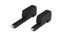 Actionneur linéaire électrique noir HTW760 IP69 étanche à l'eau et à la poussière 12v 24v