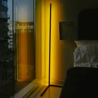 Lampe d'angle au sol, lampe d'angle LED RGB de 60 pouces, lampe de sol LED pour salon, chambre à coucher, salle de jeux