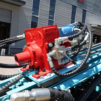 Foreuse de puits d'eau agricole SM300 sur roues, type 300m, machine de forage de puits d'eau diesel