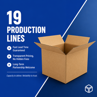 Cartons ondulés carrés écologiques personnalisés en gros, boîtes en papier kraft renforcées et robustes pour la logistique et le transport
