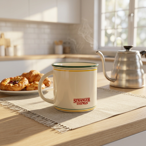 Mug en émail imitation dessin animé, tasse rétro pour le camping en plein air, résistant aux hautes températures, passe au micro-ondes, cadeau d'entreprise créatif, personnalisable - Product Image 2