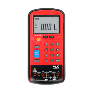 เครื่องมัลติมิเตอร์วัดค่าแบบวนซ้ำ V&A VA701 พร้อมฟังก์ชันปรับเทียบค่าโวลต์/มิลลิแอมป์ พร้อมปุ่มกดตัวเลข - Product Image 1