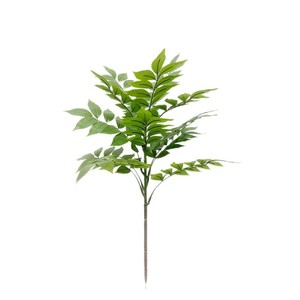 Feuilles de bois laqué simulées, plantes artificielles, bouquet de fleurs en soie plastique, décoration intérieure, accessoires de mariage - Product Image 5
