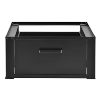 Casiers métalliques modernes avec tiroirs pour la maison, les appartements et les hôtels – Base pour machine à laver, rangement chambre/salle de bain