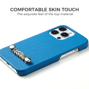 Cá nhân <span class=keywords><strong>Monogram</strong></span> Bìa tùy chỉnh PU da điện thoại trường hợp bìa cho Iphone 114 13 12 11 với ban đầu - Product Image 4