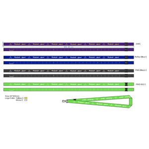 Cordones de medición de poliéster al por mayor con logotipo de serigrafía personalizado - Product Image 3