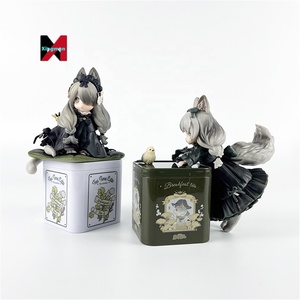 <span class=keywords><strong>DLC</strong></span> loạt trà bên nhỏ Anime nhân vật dễ thương mèo teatime mèo cô gái hành động Mô hình bộ sưu tập búp bê đồ chơi - Product Image 1