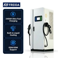Nuevo Cargador Comercial para Vehículos Eléctricos con Enfriamiento Líquido de CC, 240kW, Conector Dual CCS2, con OCPP 1.6, Certificado CE