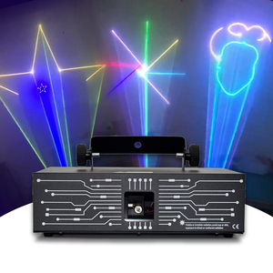 Proyector láser 3D Beam LED Disco Light para bodas y espectáculos de DJ Efectos de iluminación de escenario animados - Product Image 1