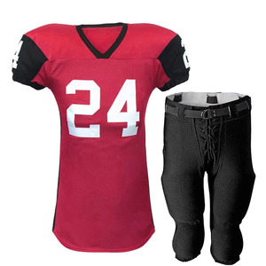 Uniforme de Fútbol Americano Profesional para Hombre, Tallas Grandes, Diseño Personalizado, Logotipo Impreso, Jersey y Pantalón Transpirables de Secado Rápido - Product Image 6